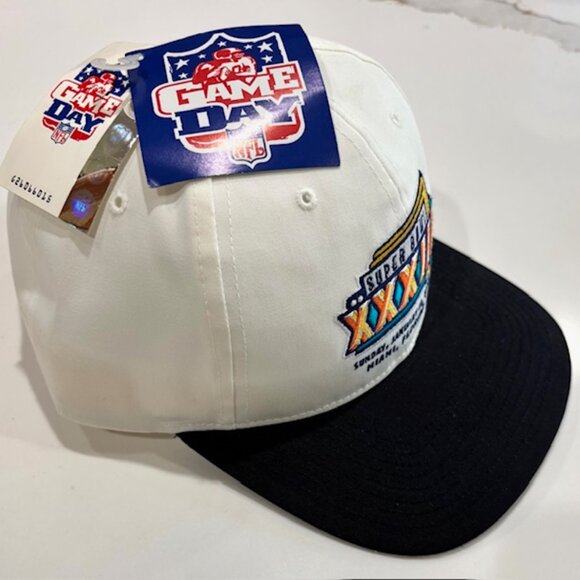 NWT 1999 NFL Super Bowl XXXIII 33 Vintage FOX Snapback Hat Broncos Falcons- Rare - Picture 1 of 7